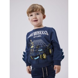 NAME IT MINI Juice Batwheels Sweatshirt - Dark Denim