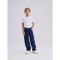 NAME IT Kids Ryan Straight Jeans - Dark Blue Denim