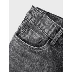 NAME IT Kids Pige Rose Brede Jeans - Dark Grey Denim