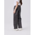 NAME IT Kids Pige Rose Brede Jeans - Dark Grey Denim