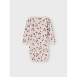 NAME IT Baby Wang Merinould Nål L/S Bodystocking - Lilac Ash