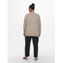 ONLY CARMAKOMA Åben Strik Cardigan - Beige