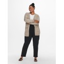 ONLY CARMAKOMA Åben Strik Cardigan - Beige