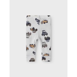 NAME IT Baby Wang Merinould Long Johns - Gray Dawn