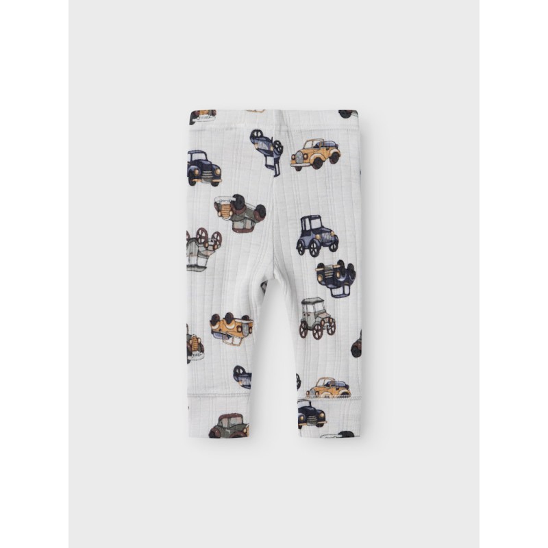 NAME IT Baby Wang Merinould Long Johns - Gray Dawn