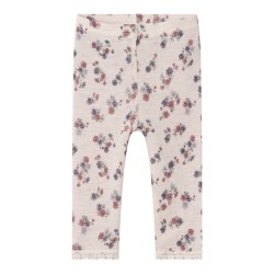 NAME IT Baby Wang Uld Nål Leggings - Lilac Ash