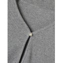 LMTD Kula L/S Rib Cardigan - Grey Melange
