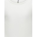 KIDS ONLY Evig L/S Rib Top - Cloud Dancer