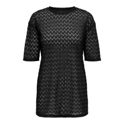 JDY Avery S/S Loose Fit Top - Sort