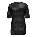 JDY Avery S/S Loose Fit Top - Sort