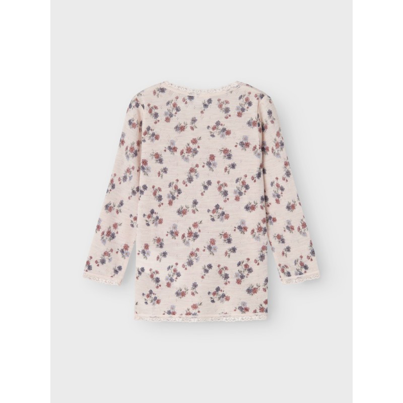 NAME IT Mini Wang Uld Nål L/S Top - Lilac Ash