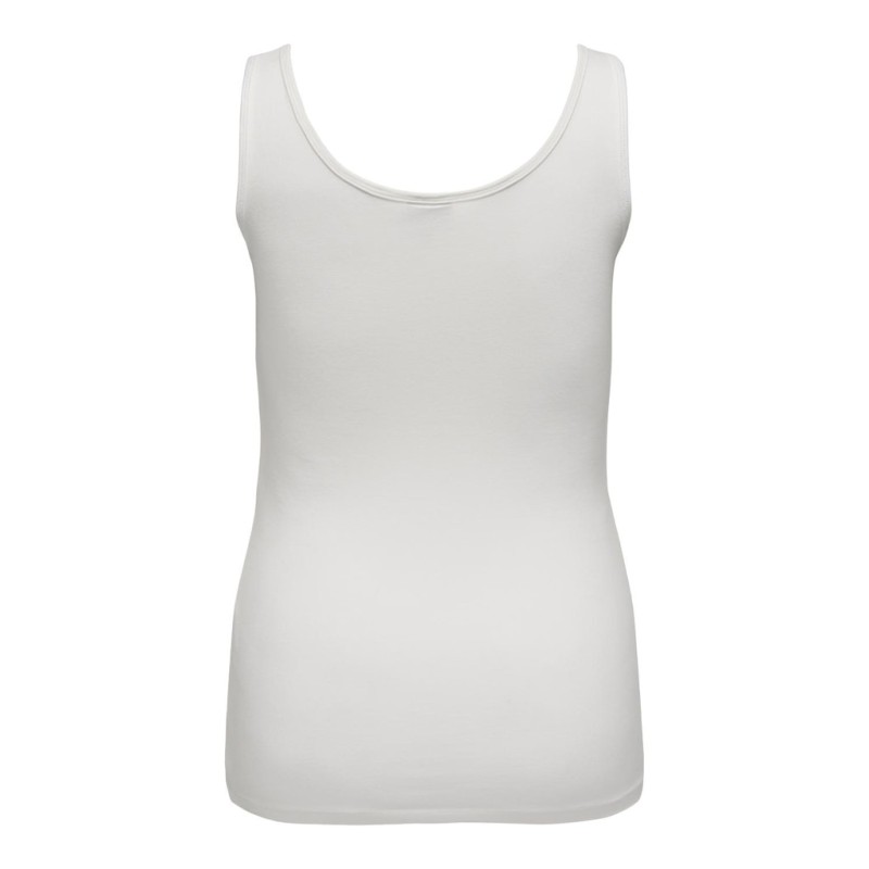 ONLY CARMAKOMA Time Tank Top - Cloud Dancer