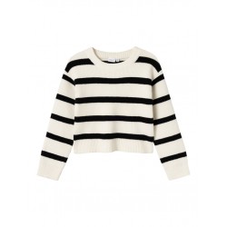 NAME IT Kids Nilla Kort Strik Sweater - Jet Stream