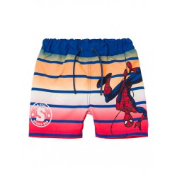 NAME IT Mini Melvin Spiderman Lange Badeshorts - Set Sail
