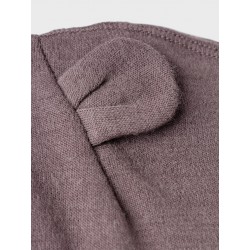 NAME IT Baby Willit Uld Elefanthue M. Øreflapper - Sparrow