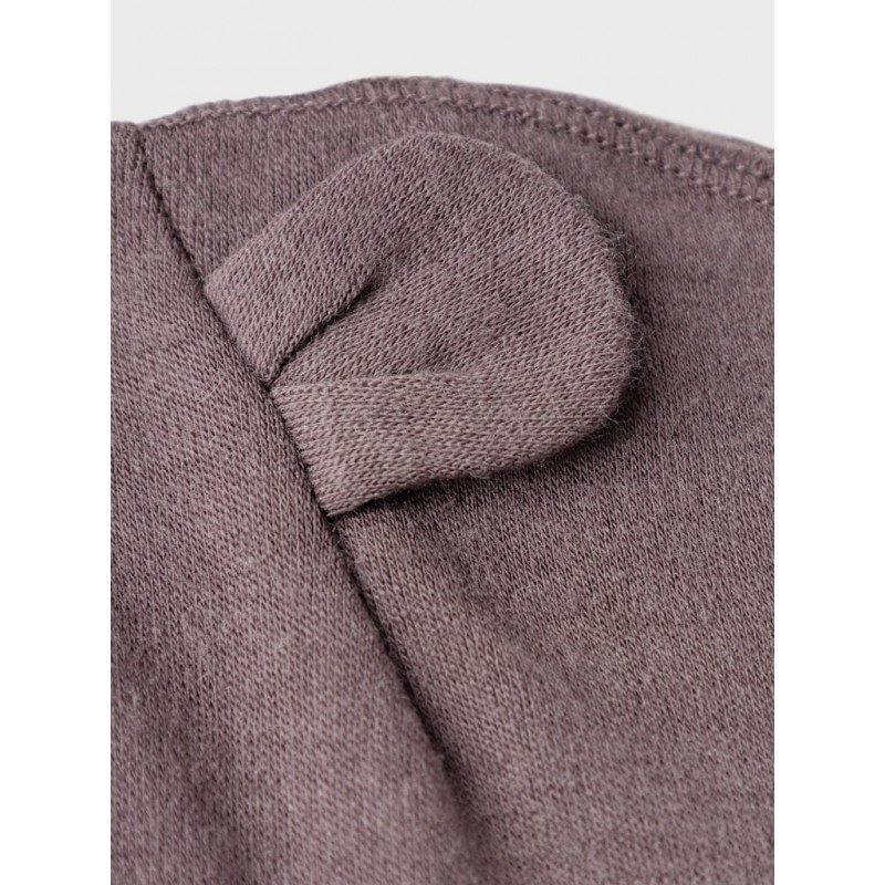 NAME IT Baby Willit Uld Elefanthue M. Øreflapper - Sparrow