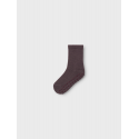 NAME IT Wak Wo/Bl 2P Sock W/Non Skid - Purple Dove