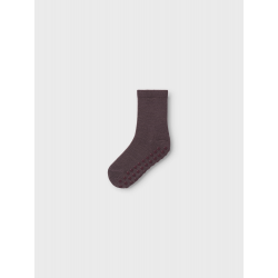 NAME IT Wak Wo/Bl 2P Sock W/Non Skid - Purple Dove