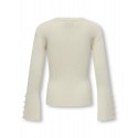 KIDS ONLY Natasha Life Langærmet O-Neck Pearl Cp Knt - Birch