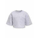 KIDS ONLY Fave Kort Top - Light Grey Melange