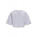 KIDS ONLY Fave Kort Top - Light Grey Melange