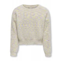 KIDS ONLY Suzy Langærmet Feather Yarn Knt - African Violet