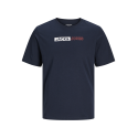 JACK & JONES Ecorp Logo Tee Play Kortærmet O-N  Pls - Navy Blazer