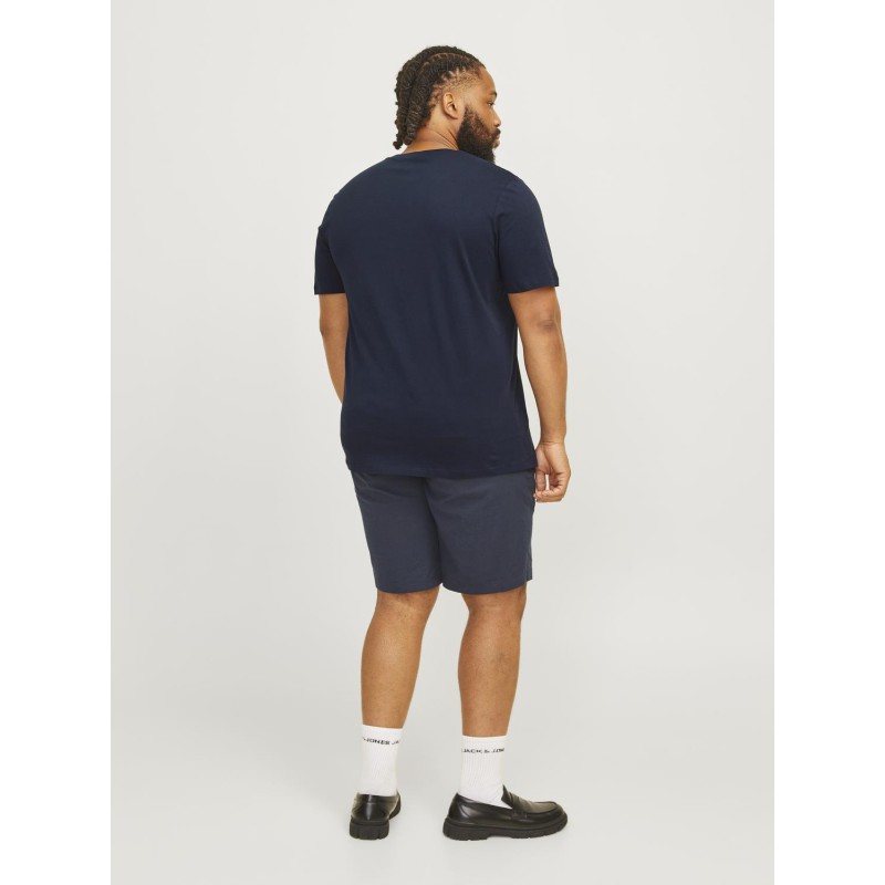 JACK & JONES Ecorp Logo Tee Play Kortærmet O-N  Pls - Navy Blazer