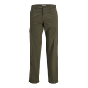 JACK & JONES Jrebcarlos Loose Rebel Cargo - Olive Night