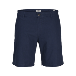 JJ REBEL Sunny Hør Chino Shorts - Navy Blazer