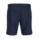 JJ REBEL Sunny Hør Chino Shorts - Navy Blazer
