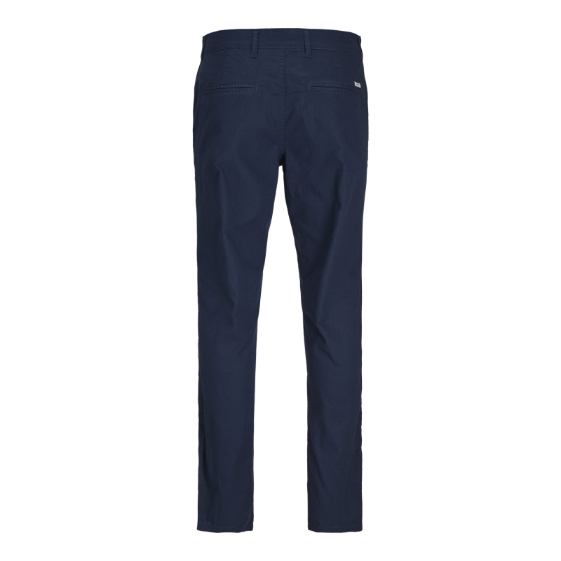 JJ REBEL Boliver Sunny Chino Hør Bukser - Navy Blazer