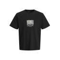 JACK & JONES Jorboston Graphic Tee Kortærmet Crew Neck - Sort