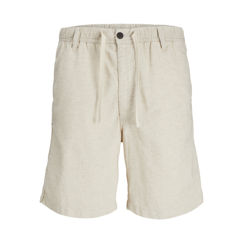 JACK & JONES PLUS Jaiden Jjcampaign Hybrid Hør Shorts - Moonbeam