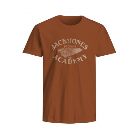 JACK & JONES PLUS Blufreddy T-shirt - Bombay Brown