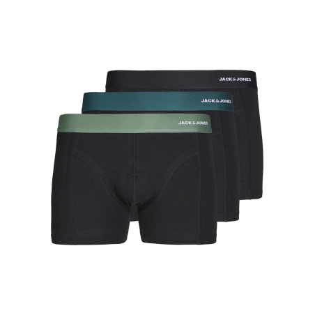 JACK & JONES Jacnick Bamboo Trunks 3 Pack Pls - Dark Ivy