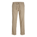 JACK & JONES PLUS Kane Hybrid Bondi Hør Joggingbukser - Crockery