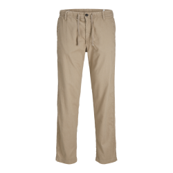 JACK & JONES PLUS Kane Hybrid Bondi Hør Joggingbukser - Crockery