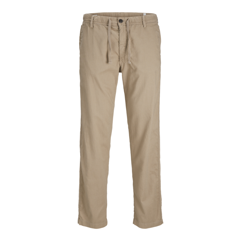 JACK & JONES PLUS Kane Hybrid Bondi Hør Joggingbukser - Crockery