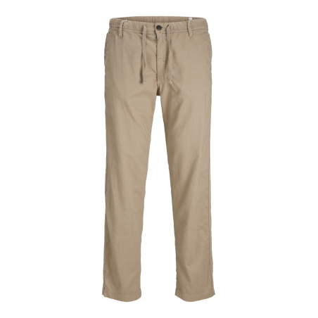 JACK & JONES PLUS Kane Hybrid Bondi Hør Joggingbukser - Crockery