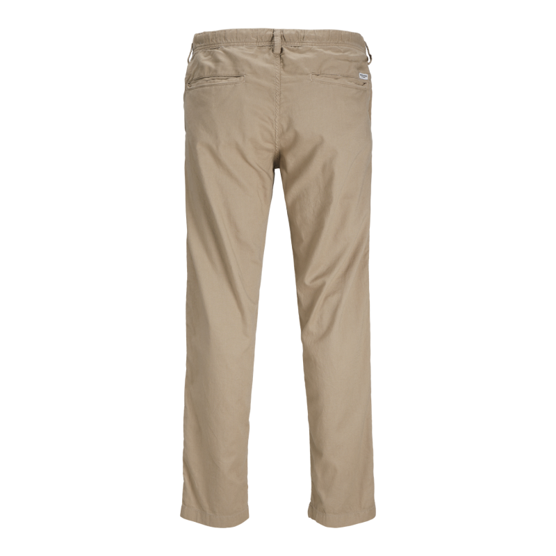 JACK & JONES PLUS Kane Hybrid Bondi Hør Joggingbukser - Crockery