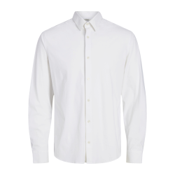 JACK & JONES Jprblaactive Stretch Langærmet Shirt - Hvid