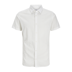 JACK & JONES JUNIOR Breeze Hør Skjorte - Hvid