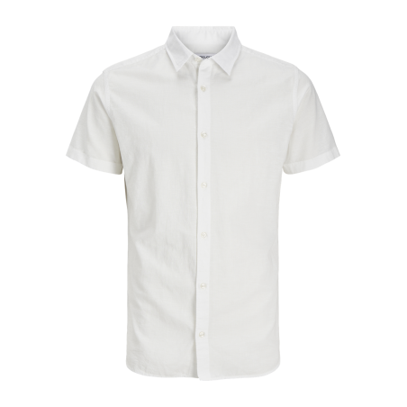 JACK & JONES JUNIOR Breeze Hør Skjorte - Hvid