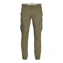 JJ Rebel Micheal Slim Show Bukser - Olive Night