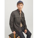 Jack & Jones Raymond L/S Overshirt - Slate Black