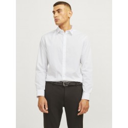 JJ Rebel Gavin Solid L/S Skjorte - Hvid