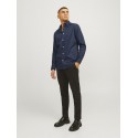JJ Rebel Gavin Solid L/S Skjorte - Sky Captain