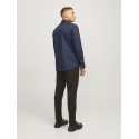 JJ Rebel Gavin Solid L/S Skjorte - Sky Captain
