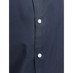 JJ Rebel Gavin Solid L/S Skjorte - Sky Captain